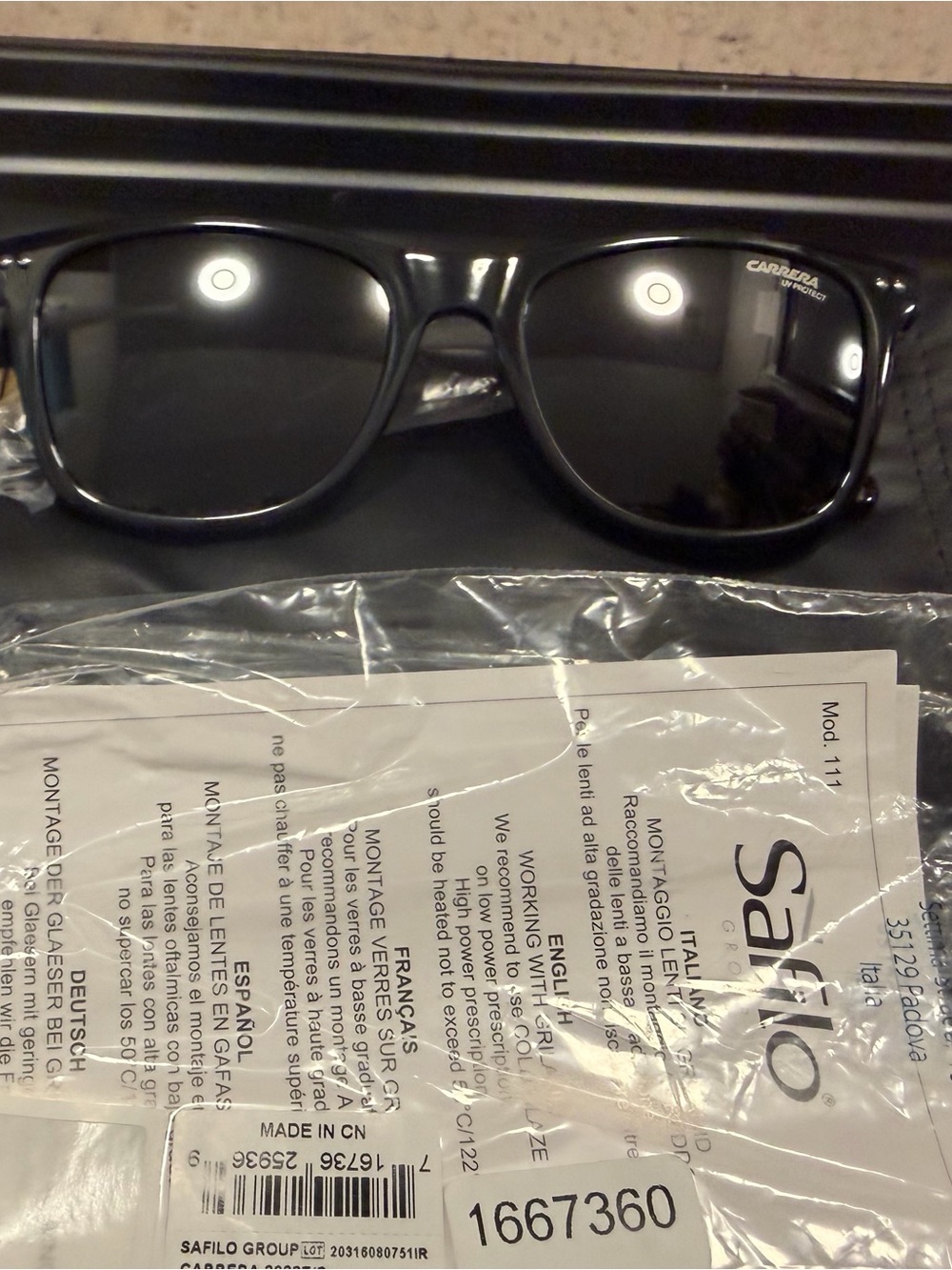 Carrera women’s Black Polarized Sunglasses